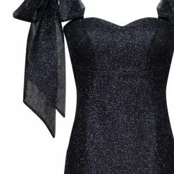 Milla COLLECTIONS Shimmering Evening Fitted Midi Dress 13 Milla COLLECTIONS Shimmering Evening Fitted Midi Dress