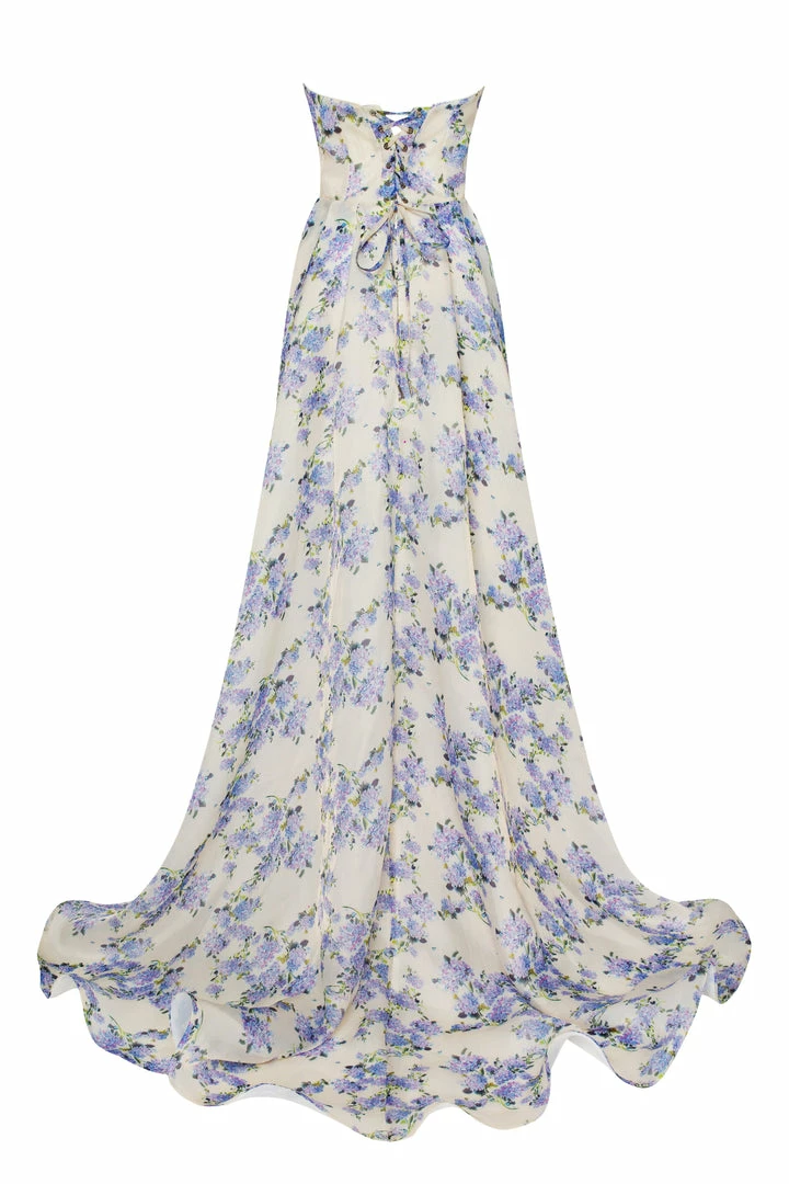 Milla Strapless Maxi Dress With Front Slit COLLECTIONS 19 Milla Strapless Maxi Dress With Front Slit COLLECTIONS