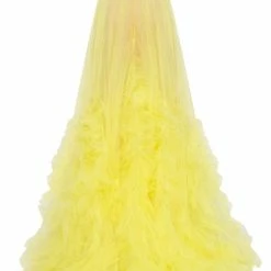 Milla Neon Maxi Skirt With Puffy Ruffles COLLECTIONS 31 Milla Neon Maxi Skirt With Puffy Ruffles COLLECTIONS