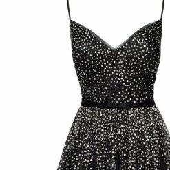 Milla COLLECTIONS Fitted Maxi Tulle Dress Sprinkled With Glitter