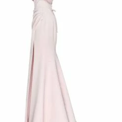 Milla Princess Strapless Gown With Thigh Slit