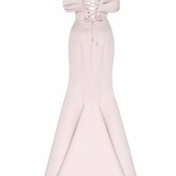 Milla Princess Strapless Gown With Thigh Slit