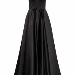 Milla COLLECTIONS Spaghetti Strap Ball Dress With Open Back