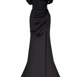 Milla Princess Strapless Gown With Thigh Slit