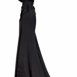 Milla Princess Strapless Gown With Thigh Slit