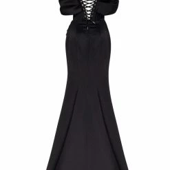 Milla Princess Strapless Gown With Thigh Slit