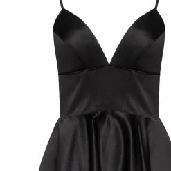 Milla COLLECTIONS Spaghetti Strap Ball Dress With Open Back