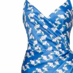 Milla COLLECTIONS Tender Maxi Wrapped Dress With A High Slit And Floral Print