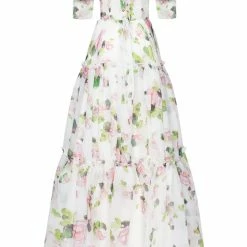 Milla Feminine Voluminous Sheer Sleeves Dress