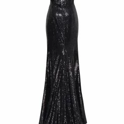 Milla Strapless Elegant Sequin Dress