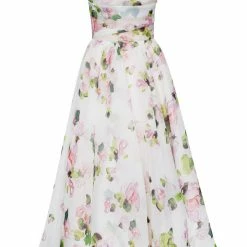 Milla Apple Blossom Tender Spaghetti Strap Midi Dress