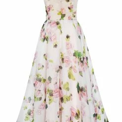 Milla Apple Blossom Tender Spaghetti Strap Midi Dress