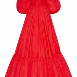 Milla Carmen Puffy Dress With Voluminous Off-the-shoulder Sleeves 14 Milla Carmen Puffy Dress With Voluminous Off-the-shoulder Sleeves