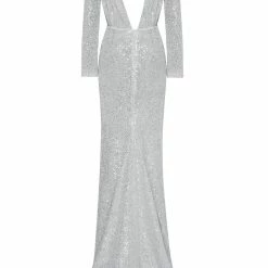 Milla Long-sleeve Maxi Sequin Dress COLLECTIONS