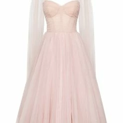 Milla COLLECTIONS Sparkly Off-the-shoulder Tulle Dress