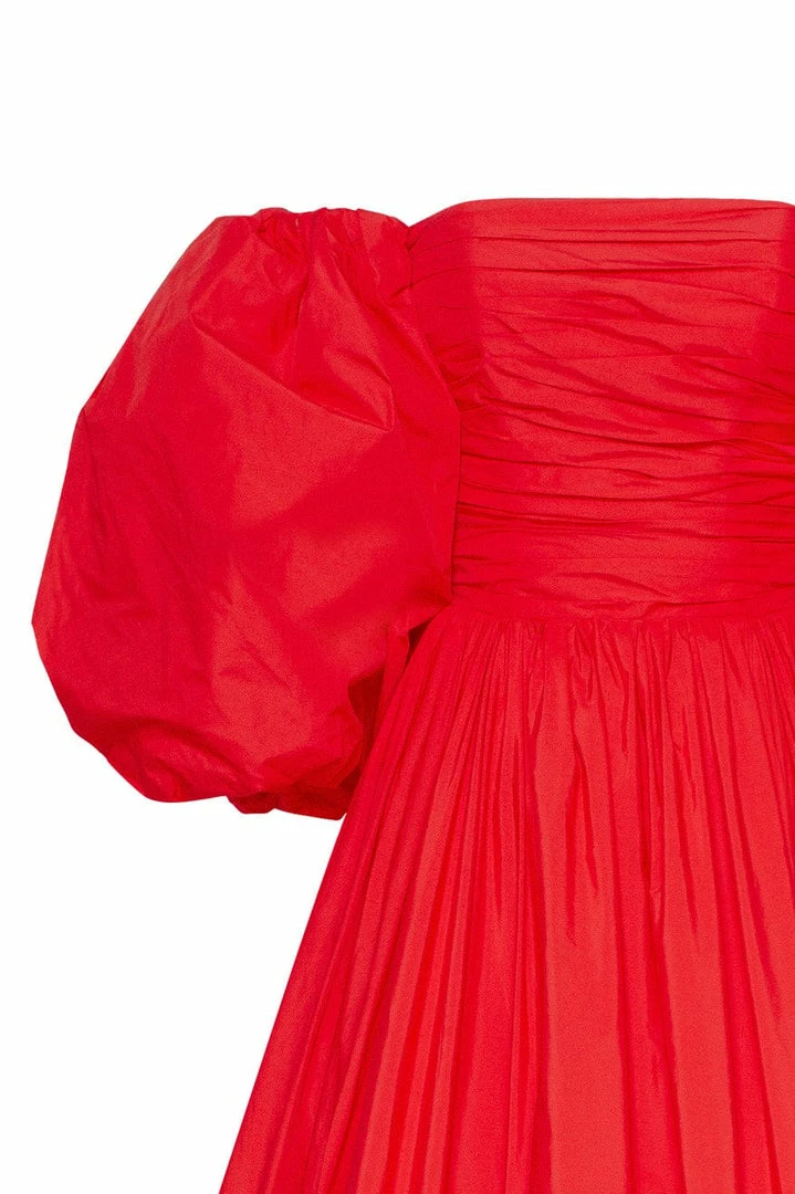 Milla Carmen Puffy Dress With Voluminous Off-the-shoulder Sleeves 9 Milla Carmen Puffy Dress With Voluminous Off-the-shoulder Sleeves