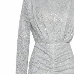 Milla Long-sleeve Maxi Sequin Dress COLLECTIONS