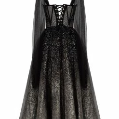 Milla Black Sparkly Midi Tulle Dress COLLECTIONS