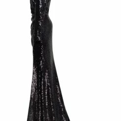 Milla Long-sleeve Black Sequin Dress COLLECTIONS 12 Milla Long-sleeve Black Sequin Dress COLLECTIONS