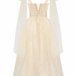 Milla Melon Sparkly Midi Tulle Dress