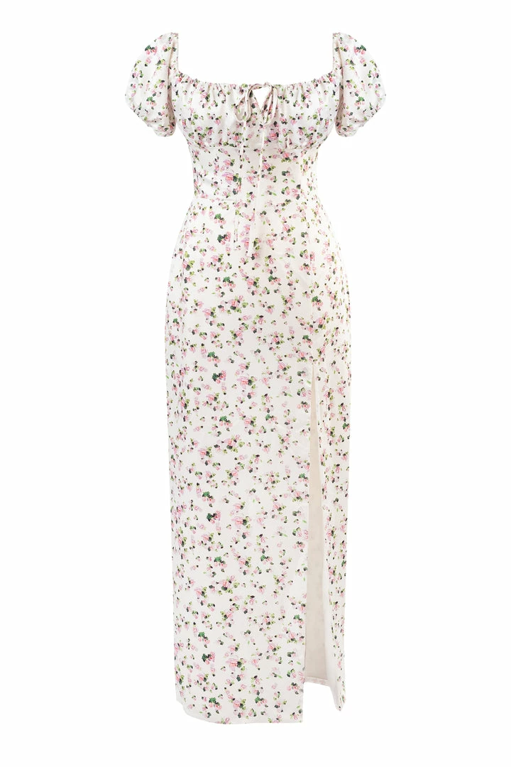 Milla Short-sleeved Dress With Tie-bow Back COLLECTIONS 11 Milla Short-sleeved Dress With Tie-bow Back COLLECTIONS