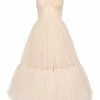 Milla Peach One-Shoulder Cocktail Tulle Dress