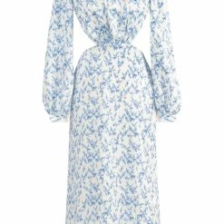 Milla COLLECTIONS Long-sleeved Dress With Side Cutouts