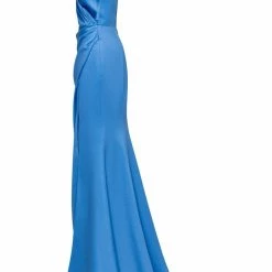 Milla COLLECTIONS Tender Maxi Wrapped Dress With A High Slit And Floral Print