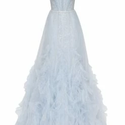 Milla Tender Sparkling Tulle Dress With The Long Ruffle Skirt COLLECTIONS