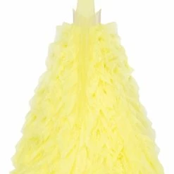Milla Turtleneck Festive Yellow Evening Gown COLLECTIONS