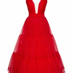 Milla Tender Midi Plunging Neckline Cut Out Dress COLLECTIONS