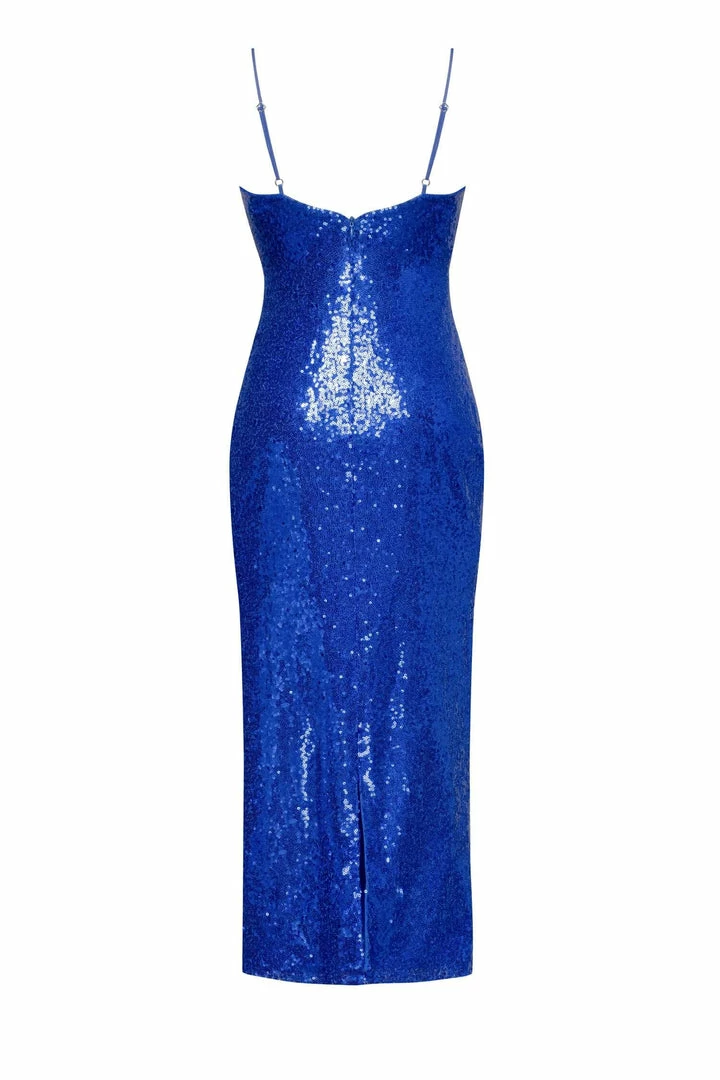 Milla Classy Midi Party Evening Sequin Dress COLLECTIONS 8 Milla Classy Midi Party Evening Sequin Dress COLLECTIONS