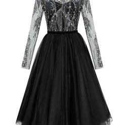Milla COLLECTIONS Gorgeous Dress With Embellished Overlay Blouse