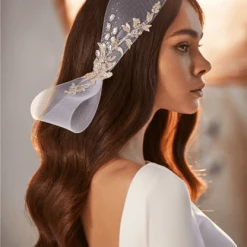 MillaNova Headpiece With Floral Beading