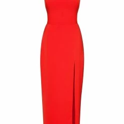 Milla Long Classic Dress With High Slit COLLECTIONS 15 Milla Long Classic Dress With High Slit COLLECTIONS