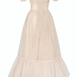Milla Off-the-Shoulder Cocktail Tulle Dress