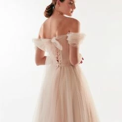 Milla Off-the-Shoulder Cocktail Tulle Dress