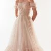 Milla Off-the-Shoulder Cocktail Tulle Dress