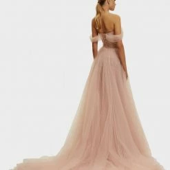 Milla COLLECTIONS Long Off-the-shoulder Neckline Maxi Dress