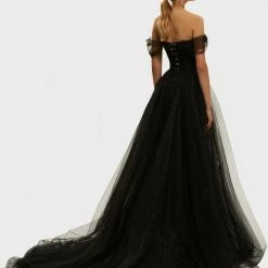 Milla COLLECTIONS Long Off-the-shoulder Neckline Maxi Dress