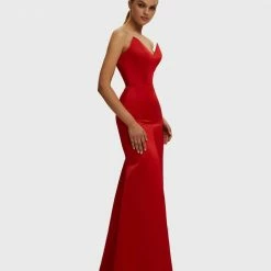 Milla Elegant Strapless Trumpet Evening Gown COLLECTIONS