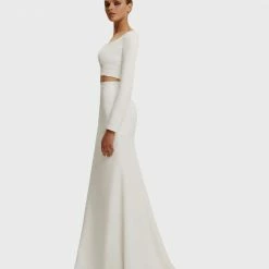 Milla Elegant Maxi One-sleeved Co-ord Set COLLECTIONS 54 Milla Elegant Maxi One-sleeved Co-ord Set COLLECTIONS