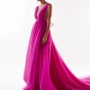 Milla Bow-Back Maxi Evening Tulle Dress COLLECTIONS