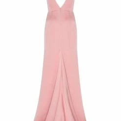Milla COLLECTIONS Cowl Neck Mermaid Dress With Open Back