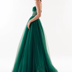 Milla COLLECTIONS Tulle Maxi Dress With A Corset Bustier