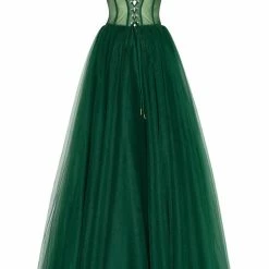 Milla COLLECTIONS Tulle Maxi Dress With A Corset Bustier