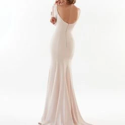 Milla Trumpet Maxi White Long Sleeve Dress