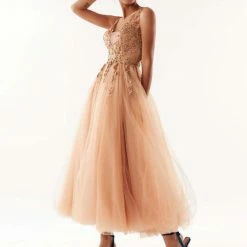 Milla Combination Cocktail Gold Dress Curve & Plus Size Fit 10 Milla Combination Cocktail Gold Dress Curve & Plus Size Fit