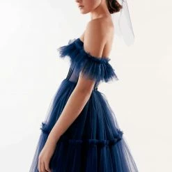 Milla Elegant Off-the-Shoulder Maxi Dress