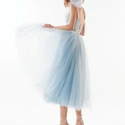 Milla One-Shoulder Midi Tulle Dress COLLECTIONS